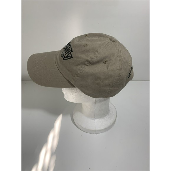 O'Reilly Auto Parts Hat Adult Adjustable Strapback Khaki Tan Baseball Cap - Picture 3 of 7